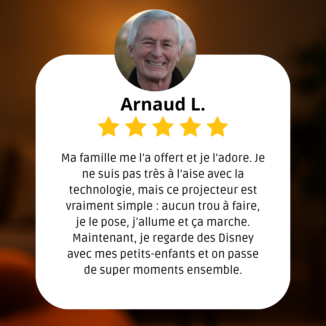 Cinéproject - projecteur compact full HD