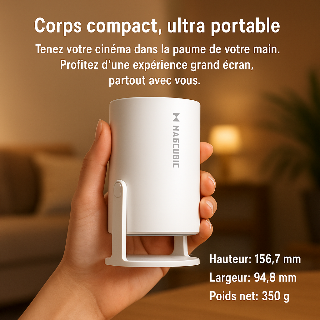 Cinéproject - projecteur compact 4k