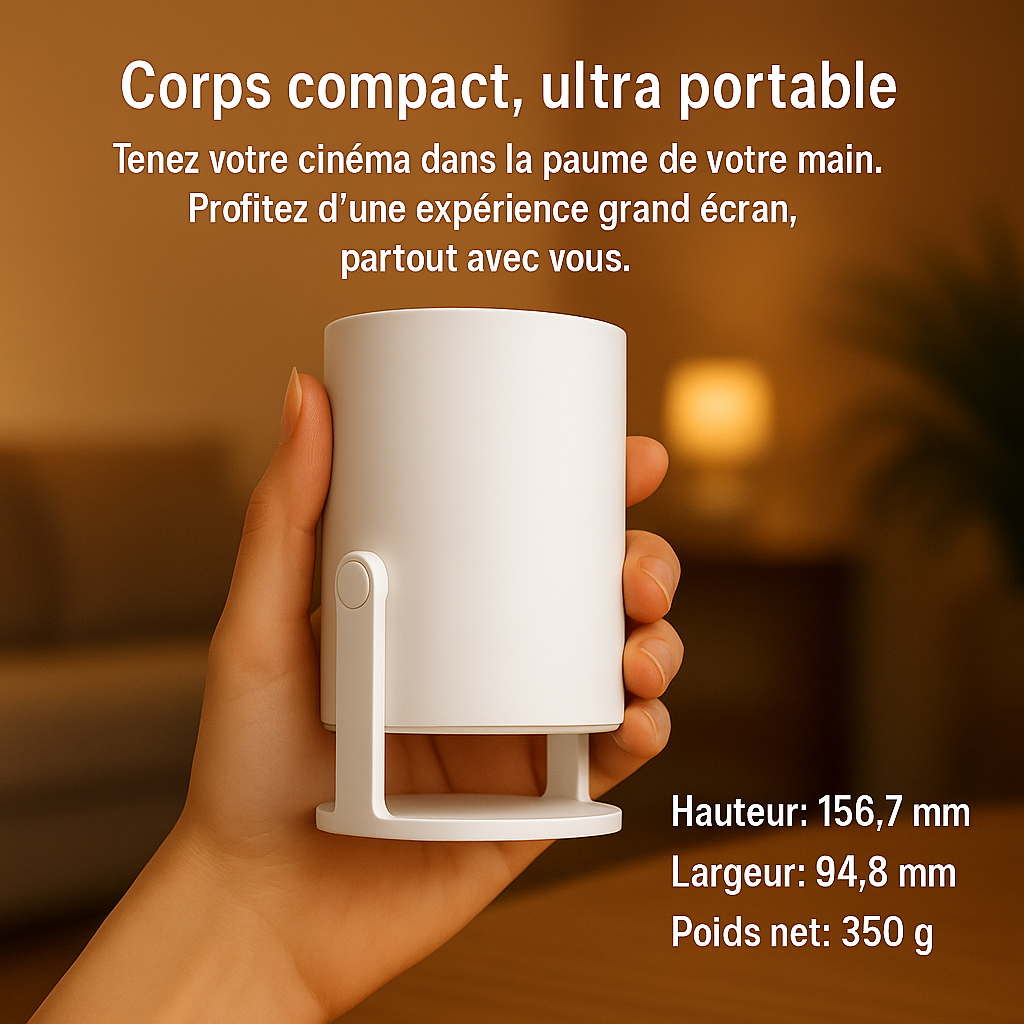 Cinéproject - projecteur compact full HD