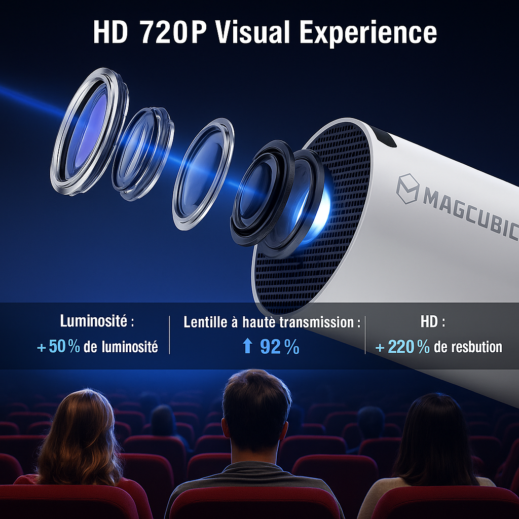 Cinéproject - projecteur compact 4k