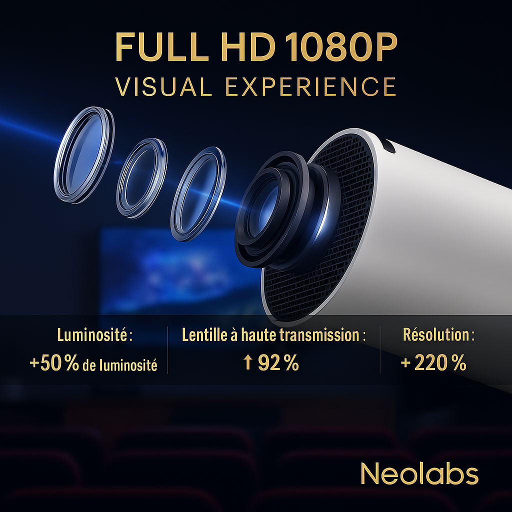 Cinéproject - projecteur compact full HD